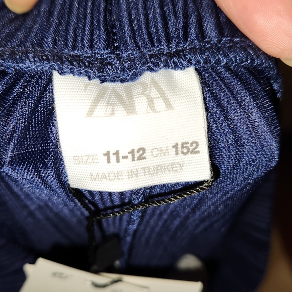 ZARA KIDS - Wide Leg Drawstring Pants - Picture 2 of 3